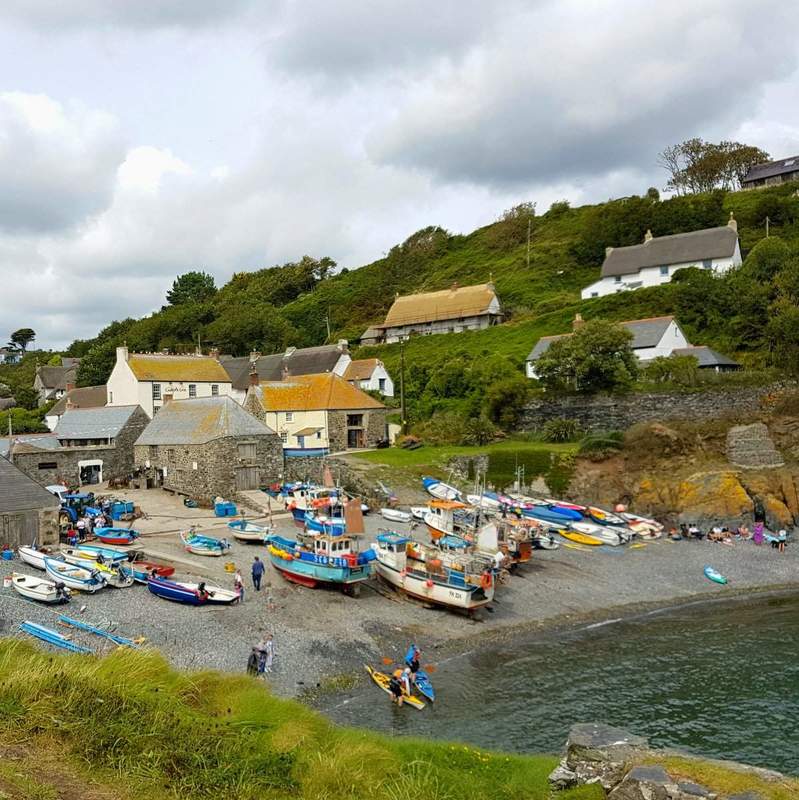 cadgwith hafen cornwall